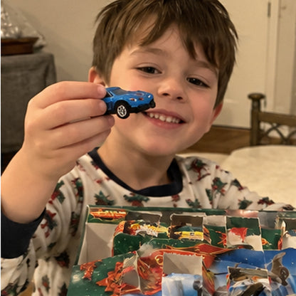 The advent calendar with a car behind every door