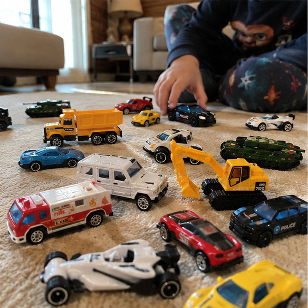 The advent calendar with a car behind every door