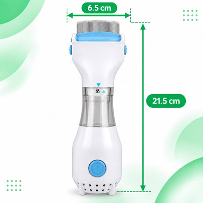 The LED lice comb that spots, combs and vacuums