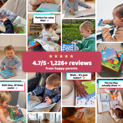 KIDDUC magic water colouring book